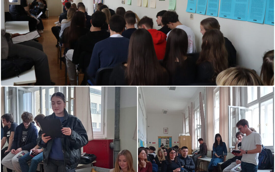 Svjetski dan poezije s 2.d i 3.e